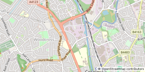 Map of Bilston, West Midlands