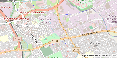 Map of Middlesbrough