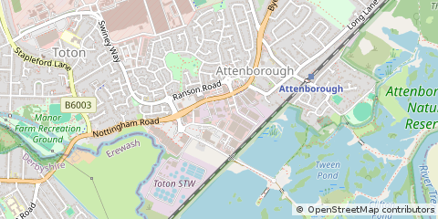 Map of Nottingham
