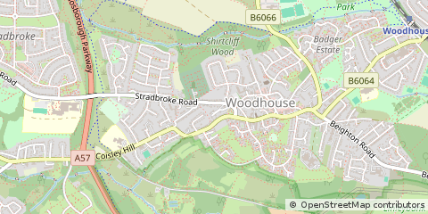 Map of Sheffield