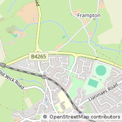 Map of Llantwit Major, Vale of Glamorgan