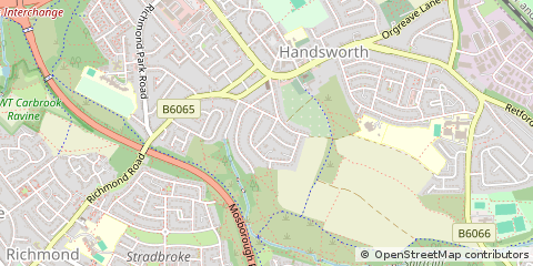Map of Sheffield