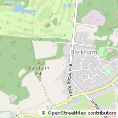 Map of Wokingham, Berkshire