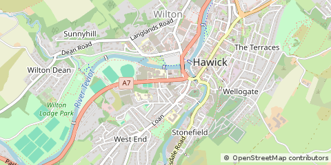 Map of Hawick