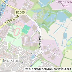 Map of Sittingbourne