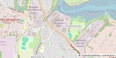 Map of Gosport, Hampshire