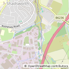 Map of Blackburn, Lancashire