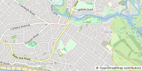 Map of Bournemouth
