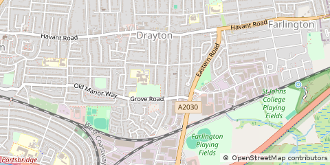 Map of Portsmouth, Hampshire