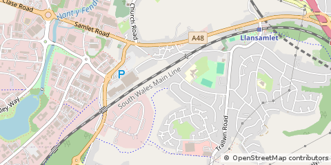 Map of Swansea