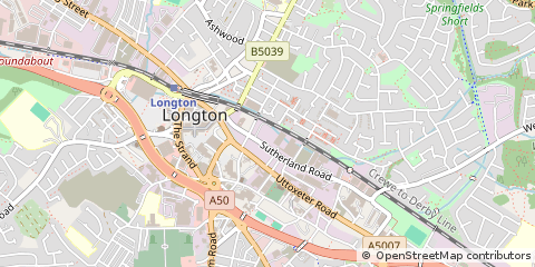 Map of Stoke-on-Trent