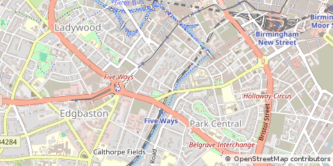 Map of Birmingham