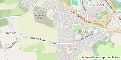 Map of Aberdeen