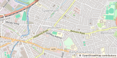 Map of Belfast