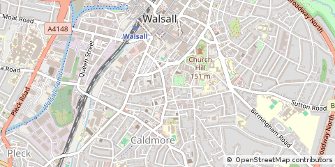 Map of West Midlands