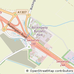 Map of Cambridge, Cambridgeshire