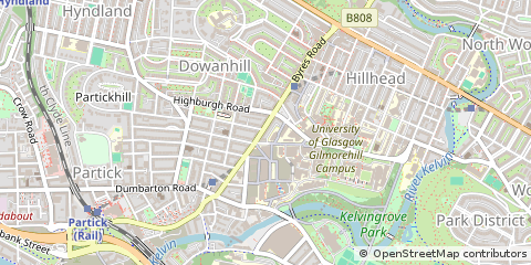 Map of Glasgow