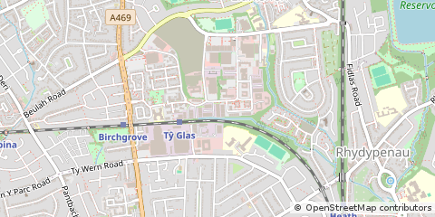 Map of Cardiff