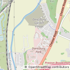 Map of Warrington