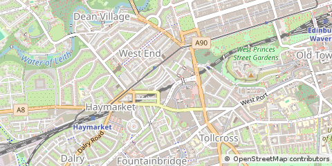 Map of Edinburgh