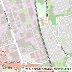 Map of Gateshead, Tyne and Wear