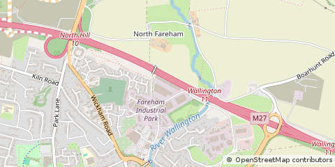 Map of Fareham, Hampshire