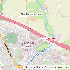 Map of Fareham, Hampshire