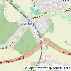 Map of Barnsley, South Yorkshire