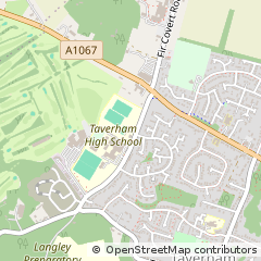 Map of Norwich, Norfolk