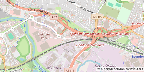 Map of Derby