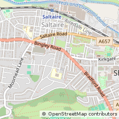 Map of Shipley, West Yorkshire