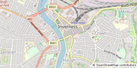 Map of Inverness