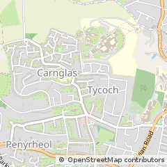 Map of Swansea