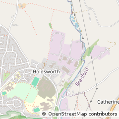 Map of Halifax, West Yorkshire