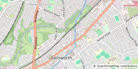 Map of Manchester