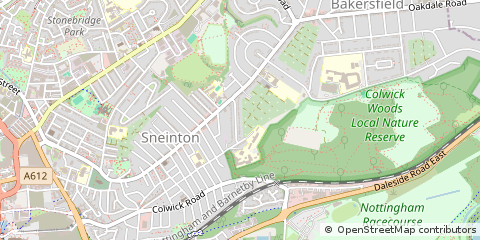 Map of Nottingham