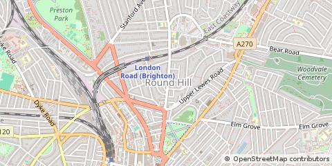 Map of Brighton