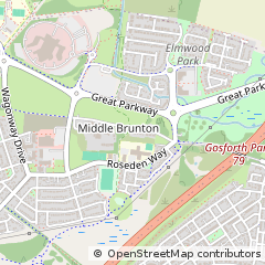 Map of Newcastle Upon Tyne