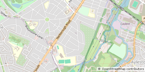 Map of Leicester