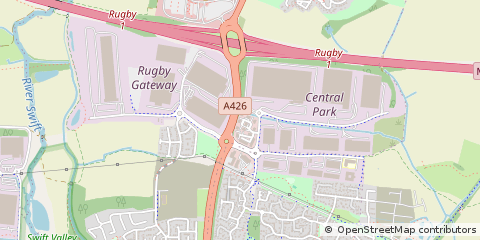 Map of Rugby