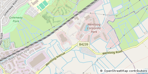Map of Cardiff