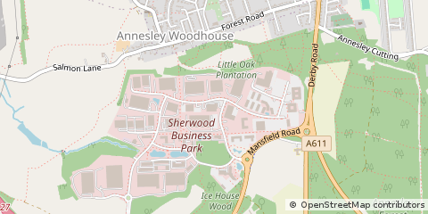 Map of Nottingham
