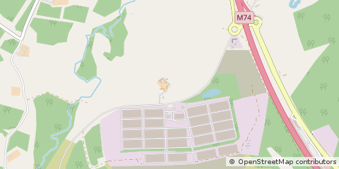 Map of Lanark, Lanarkshire
