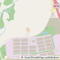 Map of Lanark, Lanarkshire