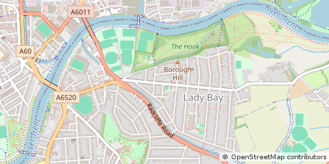 Map of Nottingham