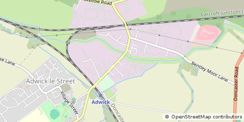 Map of Doncaster, South Yorkshire