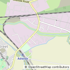 Map of Doncaster, South Yorkshire