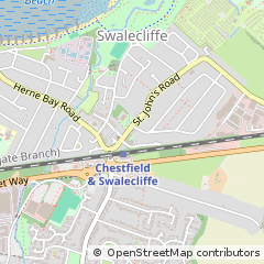 Map of Whitstable, Kent