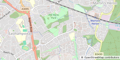 Map of Bracknell, Berkshire