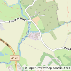 Map of Ongar, Essex